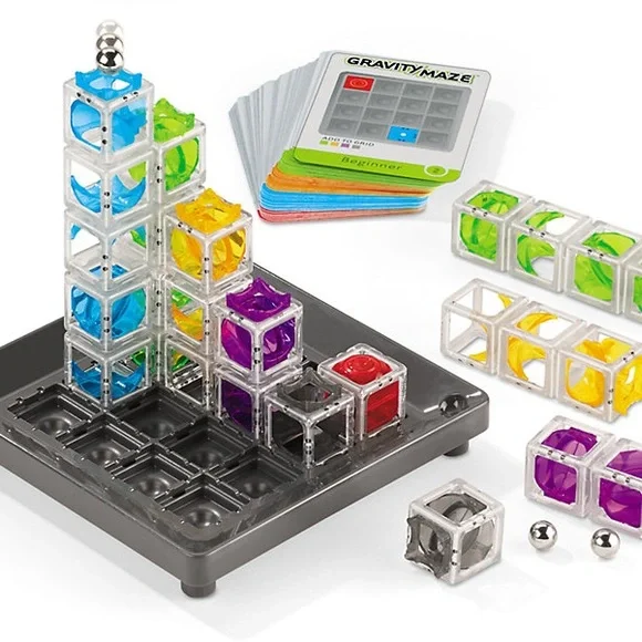 Thinkfun, Gravity Maze and OP Games, Blank Slate Game Set - Picture 3 of 7